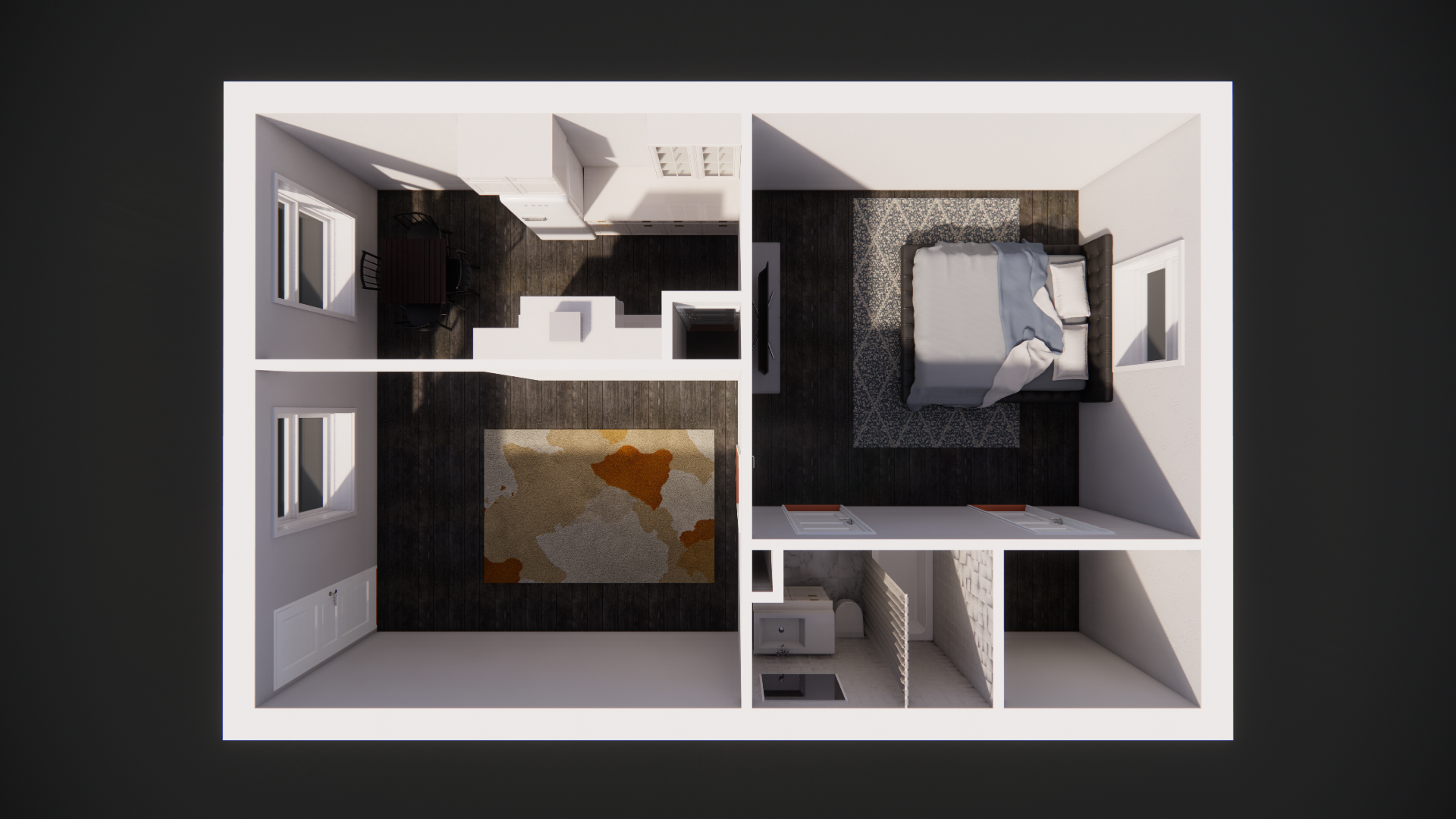 1 bedroom 1 bath