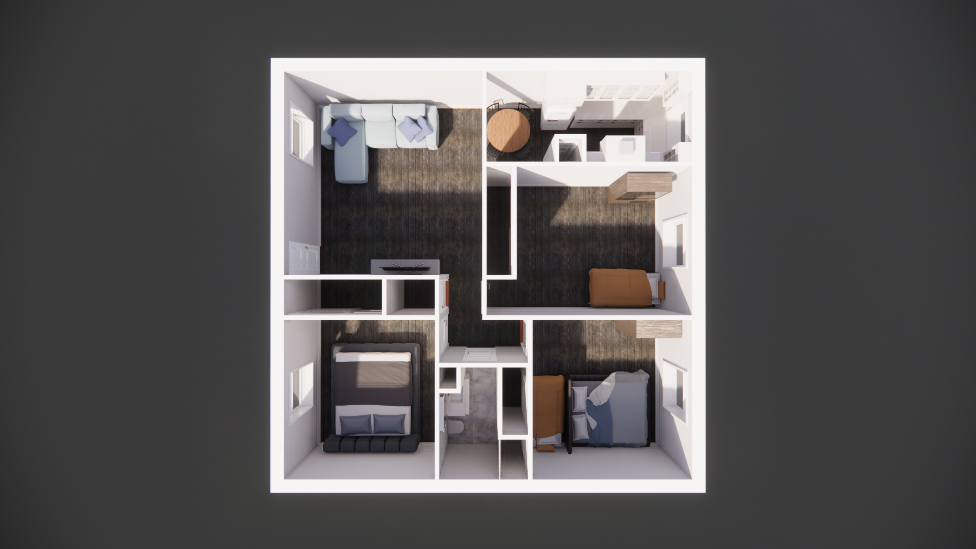 3bed 1bath